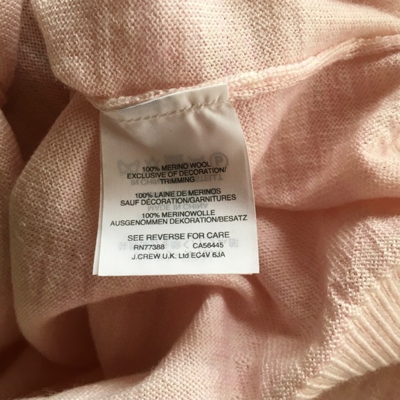EUC J Crew Pink Parrot Sweater - Picture 7 of 7